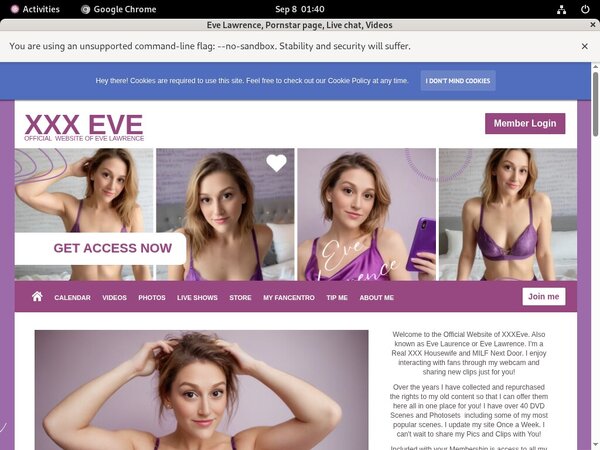 Account On EveLawrence