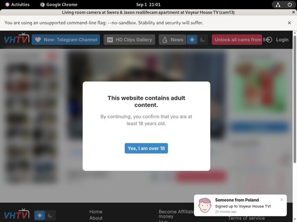 Accounts On Voyeur-house.tv