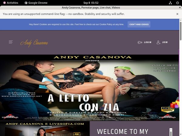 Andy Casanova Exclusive Discount