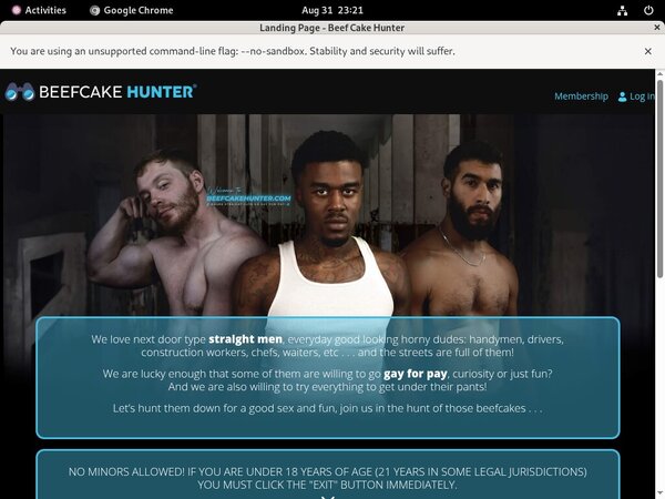 Beef Cake Hunter With Cash