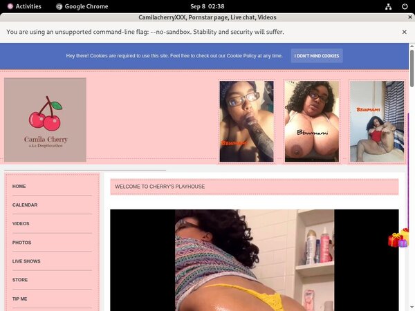 Camilacherryxxx.modelcentro.com Upcoming