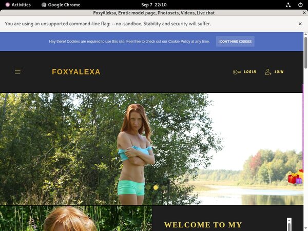 Create FoxyAleksa Account Create FoxyAleksa Account