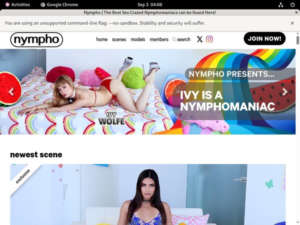 Discount Nympho.com Offer