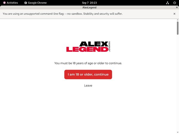 Discount On Alex Legend