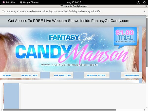 Fantasy Girl Candy Pago