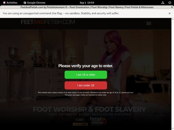 Feetandfetish.com Day Trial