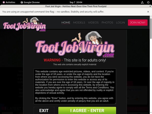 Footjobvirgin One Time Discount
