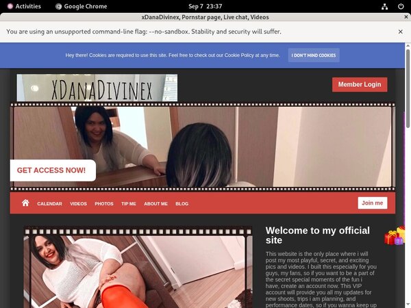 Free Account In XDanaDivinex