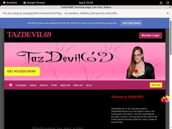 Get A Free TazDevil69 Password