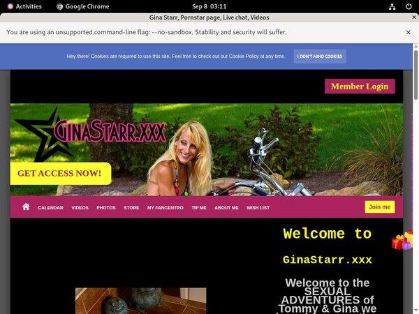 Gina Starr Full Site