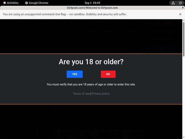 Girlycastshop.com Paypal Join