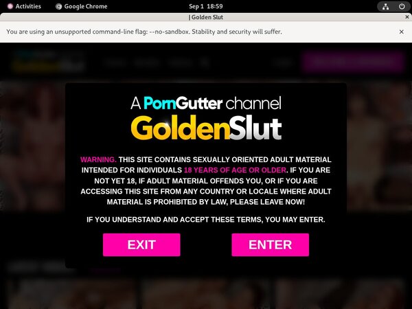 Golden Slut Discount Promotion