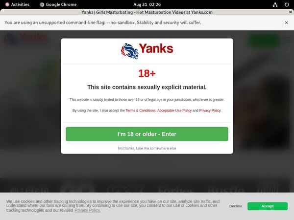 How To Get Yanks.com Free
