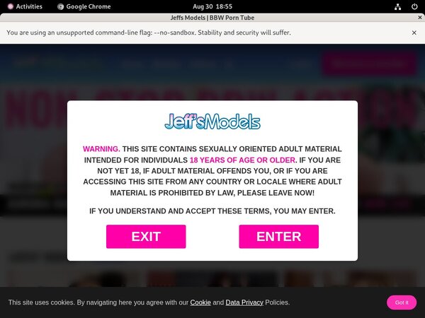 Jeff's Models Sign Up
