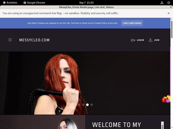 MessyCleo Checkout Page MessyCleo Checkout Page