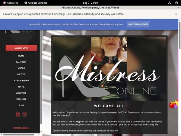 MistressOnline Sites MistressOnline Sites