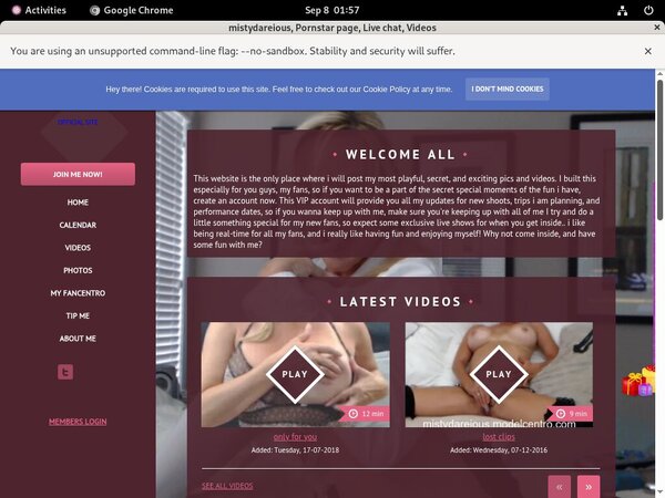 Mistydareious.com Sign Up Again