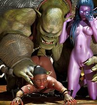 Monster 3DX horror porn
