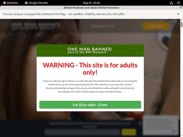 One Man Banned Free Trial