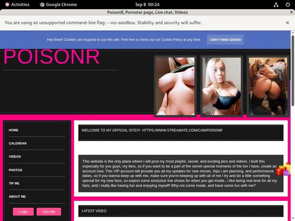 Poisonr.modelcentro.com Limited Time Offer