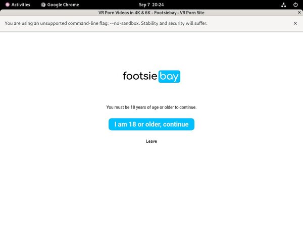 Porn Footsie Bay