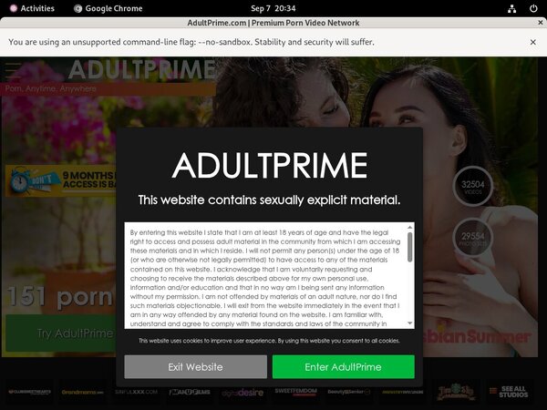 Prime Adult Password Prime Adult Password