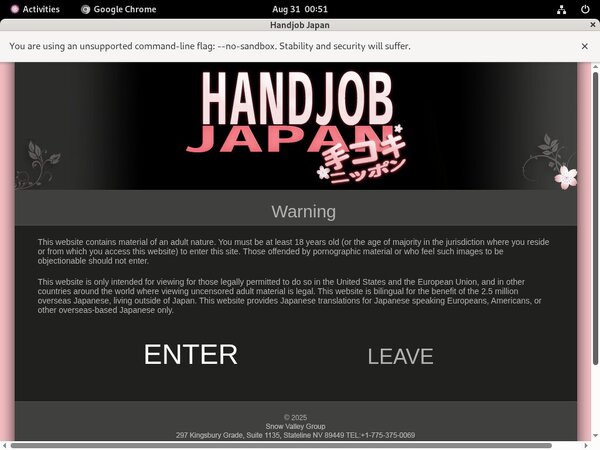 Register Japan Handjob