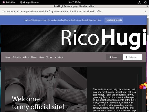 RicoHugi Website Password
