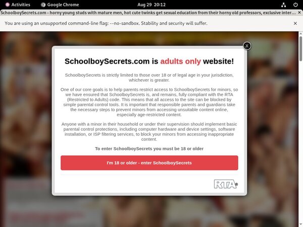 Schoolboy Secrets Renew Password