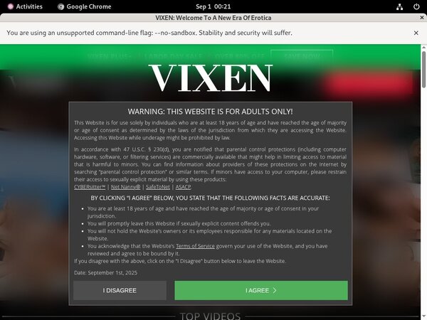Sign Up Vixen