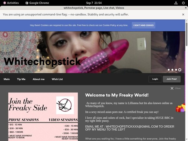 Whitechopstick Free Accounts