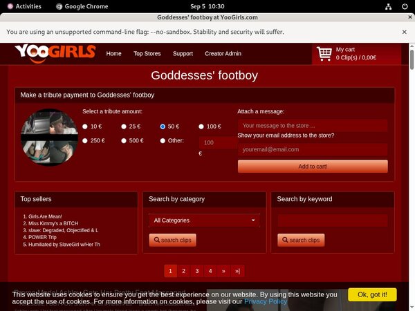 Www Goddesses Footboy