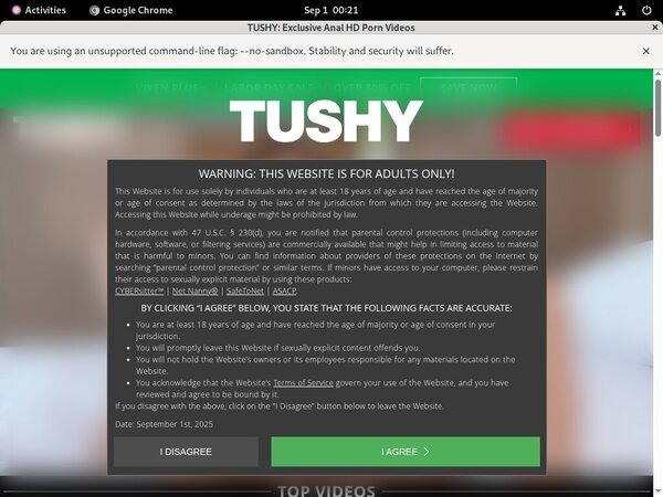 Tushy Discount Order