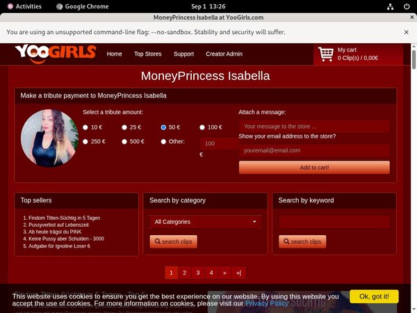 Moneyprincess Isabell Pay Pal