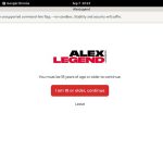 Alex Legend Password Share Alex Legend Password Share