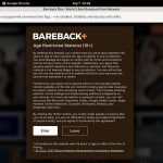 Bareback Plus Login Information