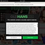 Old Hans With Discount